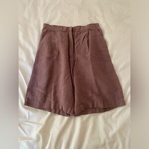 All : Row Linen Shorts
